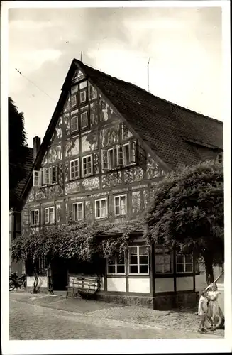 Foto Ak Schwalenberg in Lippe, Gasthof Künstlerklause