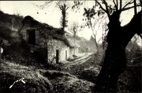 Ak Haute Vienne, En Limousin, Chaumiere en haute montagne