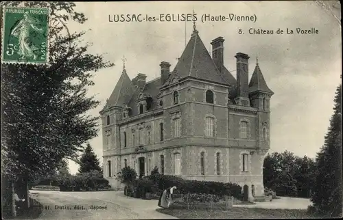 Ak Lussac les Églises Haute Vienne, Château de la Vozelle