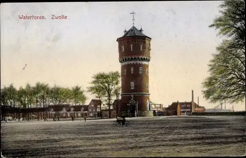 Ak Zwolle Overijssel Niederlande, Watertoren