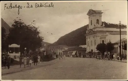 Foto Ak Brasilien, Partie zur Kathedrale