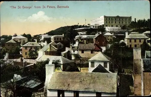 Ak Saint George’s Bermuda, Blick von St. Peters