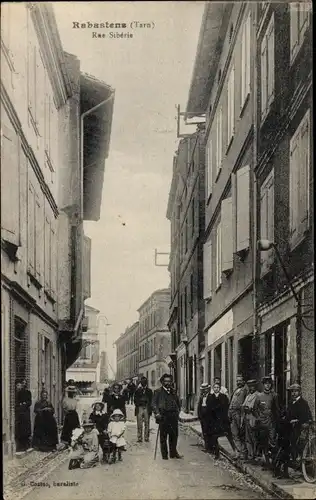 Ak Rabastens Tarn, Rue Sibérie