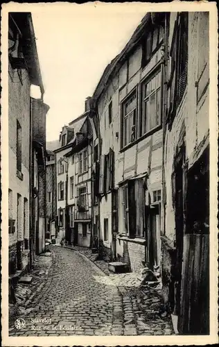 Ak Stavelot Wallonien Lüttich, Rue, Straßenpartie, Fachwerkhäuser