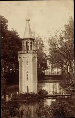 Ak Niel Flandern Antwerpen, Turm auf dem Wasser, Türmchen