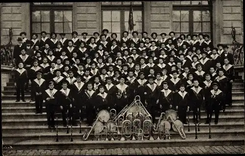 Ak Genf Schweiz, Ondine Genevoise, Ecole de Musique, des élèves, 1913