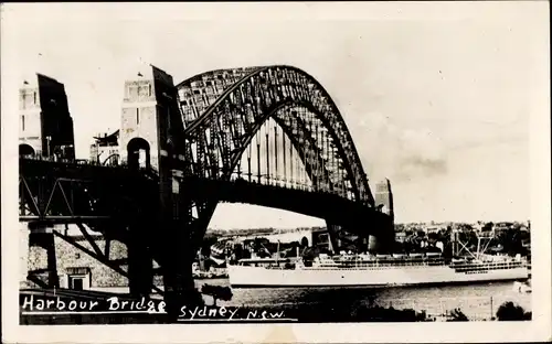 Foto Ak Sydney Australien, Harbour Bridge