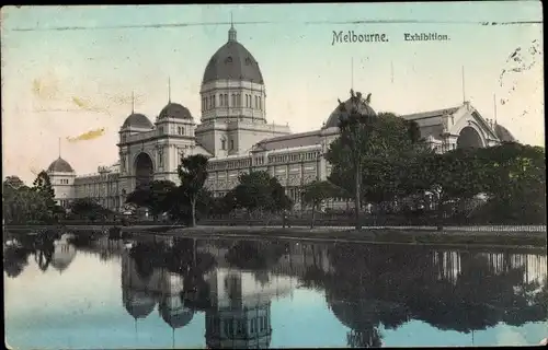 Ak Melbourne Australien, Royal Exhibition Building