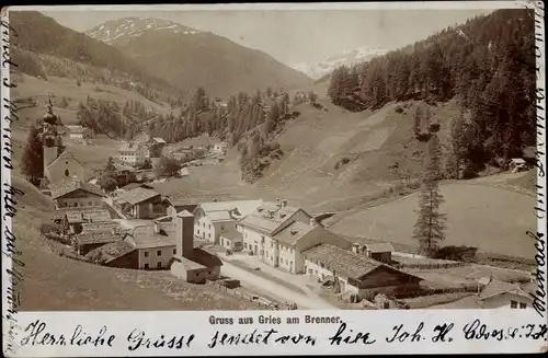 Ak Gries am Brenner in Tirol, Panorama