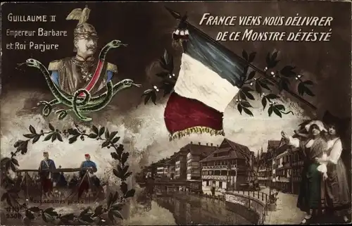 Ak Guillaume II, Empereur Barbare et Roi Parjure, France viens nous delivrer de ce Monstre détésté