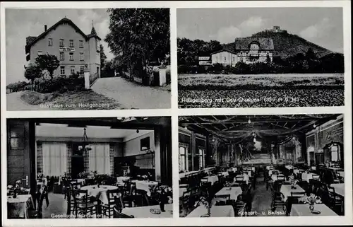 Ak Gensungen Felsberg Hessen, Gasthaus Zum Heiligenberg, Ballsaal, Innenansicht