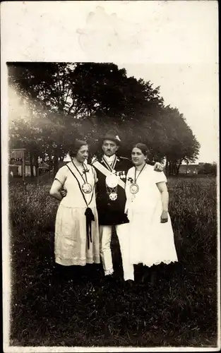 Foto Ak Elzach im Schwarzwald, Königsschießen der Fahnenabteilung 1925, Schützenkönig