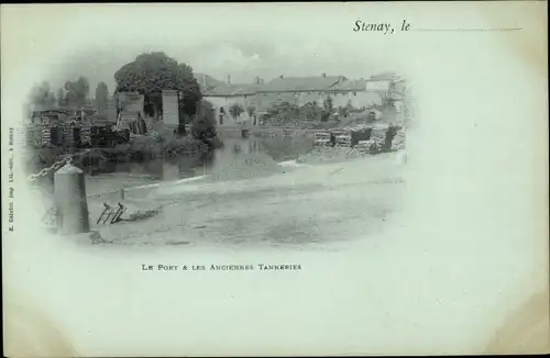 Ak Stenay Lothringen Meuse, Le Pont et Anciennes Tanneries