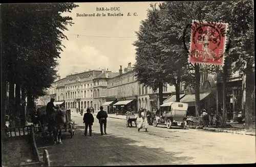 Ak Bar Le Duc Meuse, Boulevard de la Rochelle, Kutsche