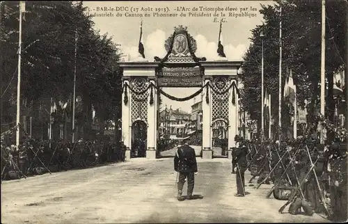 Ak Bar le Duc Meuse, L'Arc de Triomphe