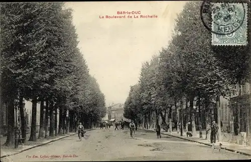 Ak Bar le Duc Meuse, Le Boulevard de la Rochelle