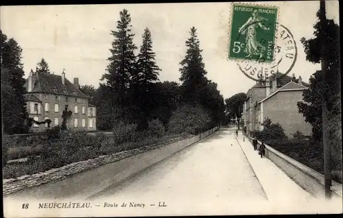 Ak Neufchâteau Lothringen Vosges, Route de Nancy