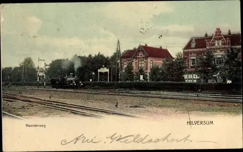 Ak Hilversum Nordholland Niederlande, Noorderweg