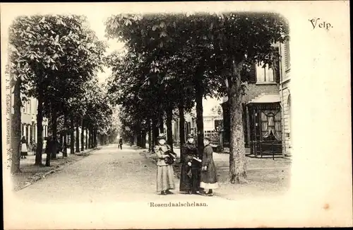 Ak  Velp Gelderland Niederlande, Rosendaalschelaan