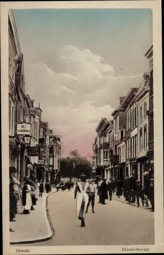 Ak Utrecht Niederlande, Elisabethstraat