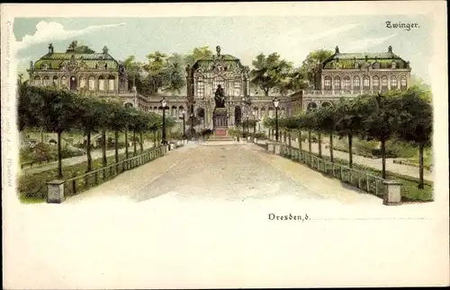 Litho Dresden, Zwinger, Panorama