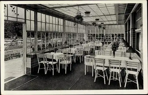 Ak Colditz in Sachsen, Waldschänke, Innenansicht