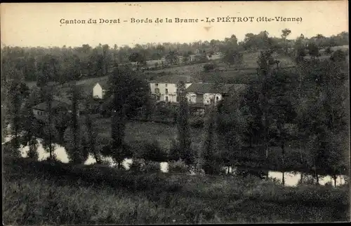 Ak Le Pietrot Haute Vienne, Bords de la Brame