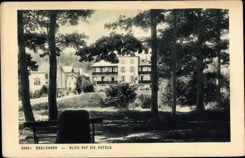 Ak Trois Épis Drei Ähren Elsass Haut Rhin, Blick auf die Hotels