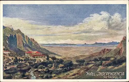 Ak Petrópolis Brasilien, Hotel Independencia
