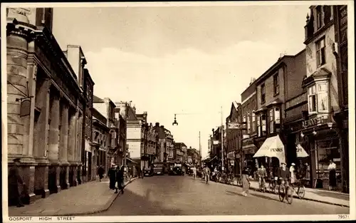 Ak Gosport Hampshire England, High Street
