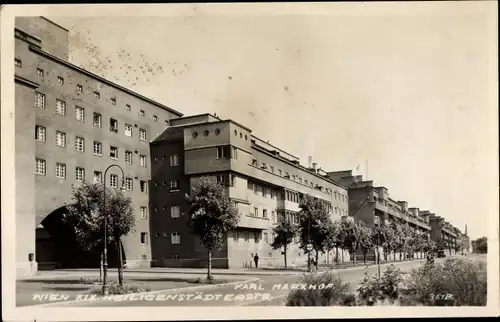Ak Wien 19 Döbling Grinzing, Heiligenstädterstraße, Karl Marx Hof