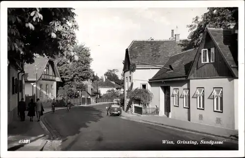 Ak Wien 19 Döbling Grinzing, Sandgasse