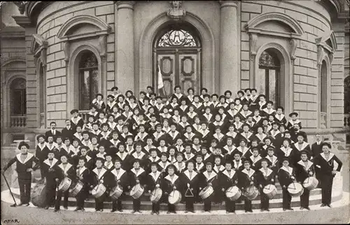 Ak Genève Genf Schweiz, Ondine Genevoise, Ecole de Musique 1914