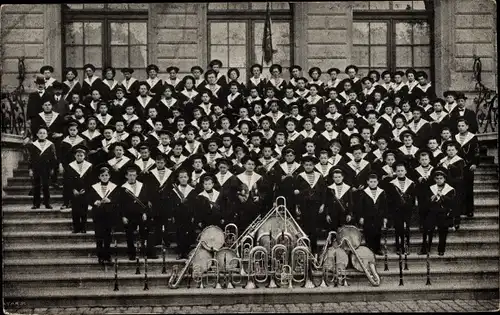 Ak Genf Schweiz, Ondine Genevoise, Ecole de Musique, des élèves, 1913