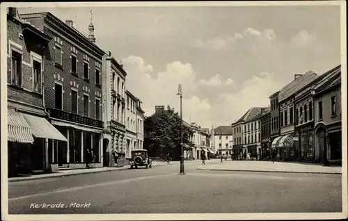 Ak Kerkrade Limburg Niederlande, Markt