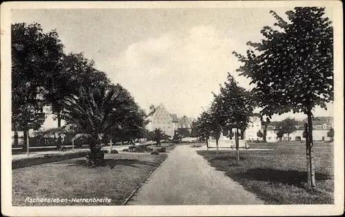 Ak Aschersleben im Salzlandkreis, Herrenbreite