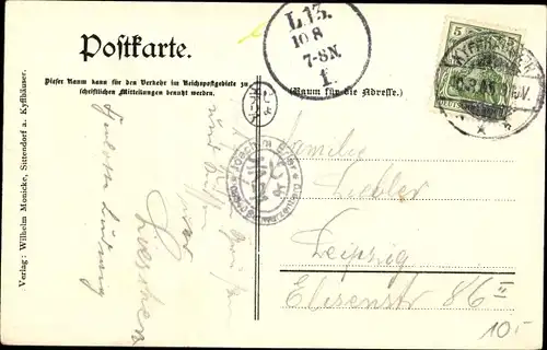 Litho Kelbra am Kyffhäuser, Kaiser Wilhelm Denkmal, Burgruine, Rothenburg