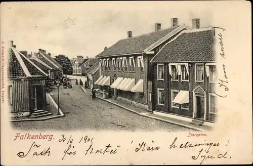 Ak Falkenberg Schweden, Storgatan