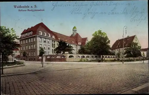 Ak Weißenfels an der Saale, Reform Realgymnasium