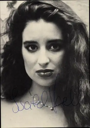 Ak Sängerin Isabel Varell, Portrait, Autogramm, Ariola Schallplatten