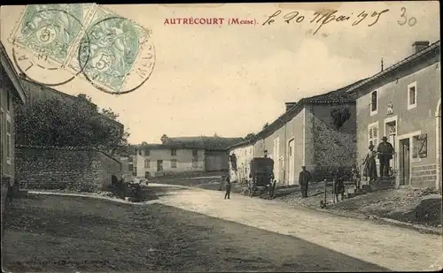 Ak Autrécourt Meuse, Ortsansicht, Anwohner, Häuser