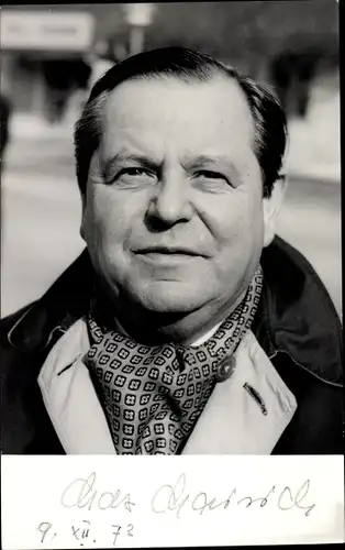 Ak Schauspieler Max Mairich, Portrait, Autogramm
