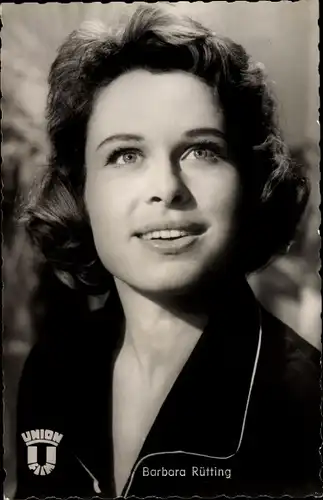Ak Schauspielerin Barbara Rütting, Portrait, Liebe - wie die Frau sie wünscht