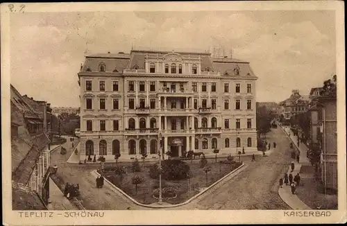 Ak Teplice Šanov Teplitz Schönau Region Aussig, Kaiserbad