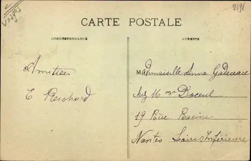 Ak Neufchâteau Lothringen Vosges, Stadtansichten in Doppelkreuz