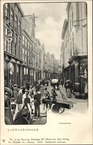 Ak 's Gravenhage Den Haag Südholland, Veenestraat