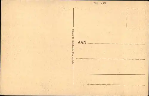 Ak Loosdrecht Nordholland Niederlande, Tol, Straßenpartie, Zaun