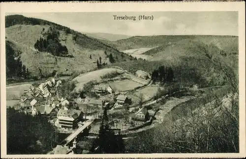 Ak Treseburg Thale im Harz, Ort im Tal