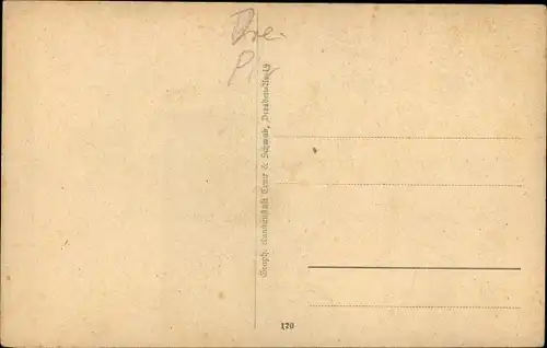 Ak Bad Schandau Sächsische Schweiz, Ort aus Vogelschau, Teilansicht