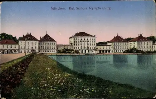 Ak München, Königliches Schloss Nymphenburg